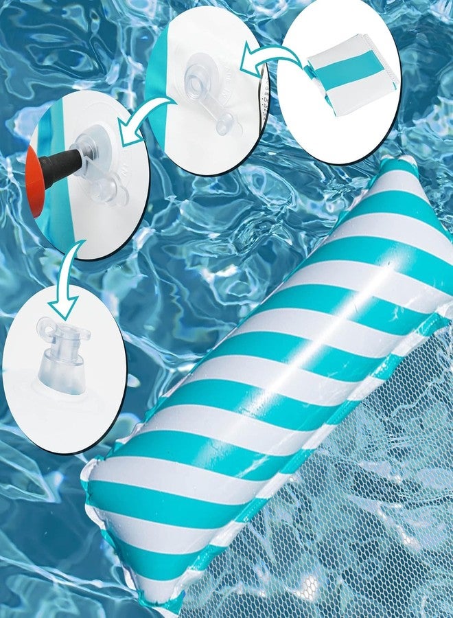 Riveira Inflatable Pool Floats Hammock, Premium Inflatable Pool Float with Air Pump, 4-in-1 Multi-Purpose Pool Hammock, Pool Chairs to Beach, Swimming Pool, Water Lounge Party Toys - Image 3